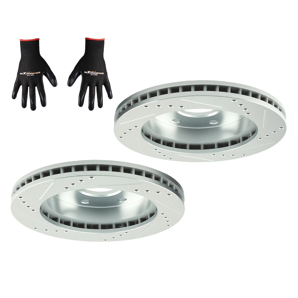Front Brake Rotors Kit for Cadillac Escalade ESV 2003–2006/EXT 2002–2006
