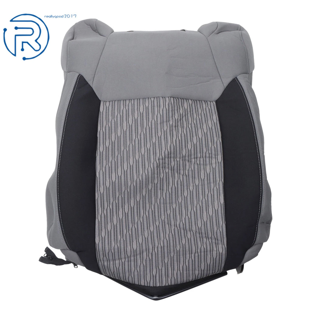 Front Passenger Seat Backrest for Toyota Tundra (2014–2021) Cloth Greyish Black