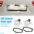 2 x LED License Plate Lights for Honda CR-V (2007-2012)