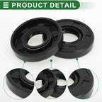 Set of 5 Oil Seal Rotary Shaft Seal NBR Rubber 15x35x7mm