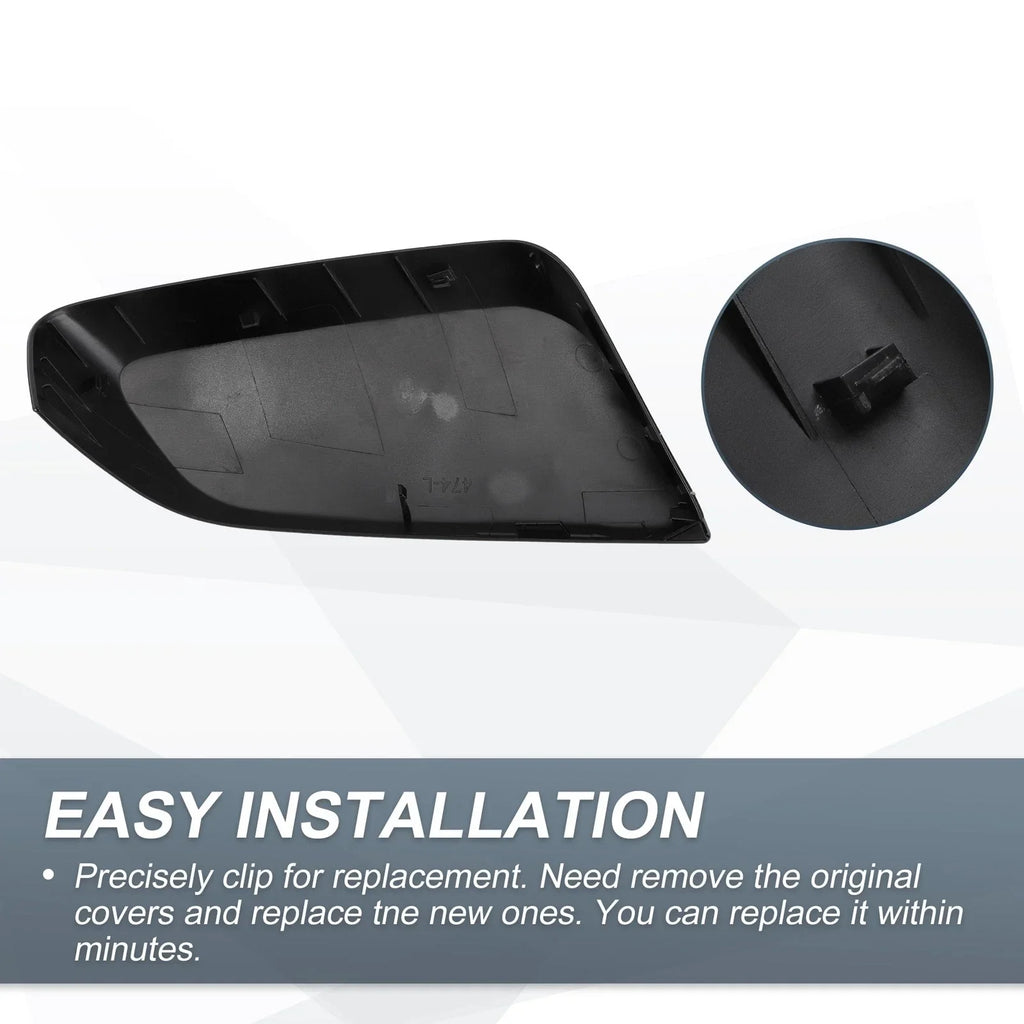 Gloss Black Left Side Rearview Mirror Cover for Chevrolet Impala (2014-2020)