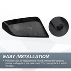 Gloss Black Left Side Rearview Mirror Cover for Chevrolet Impala (2014-2020)