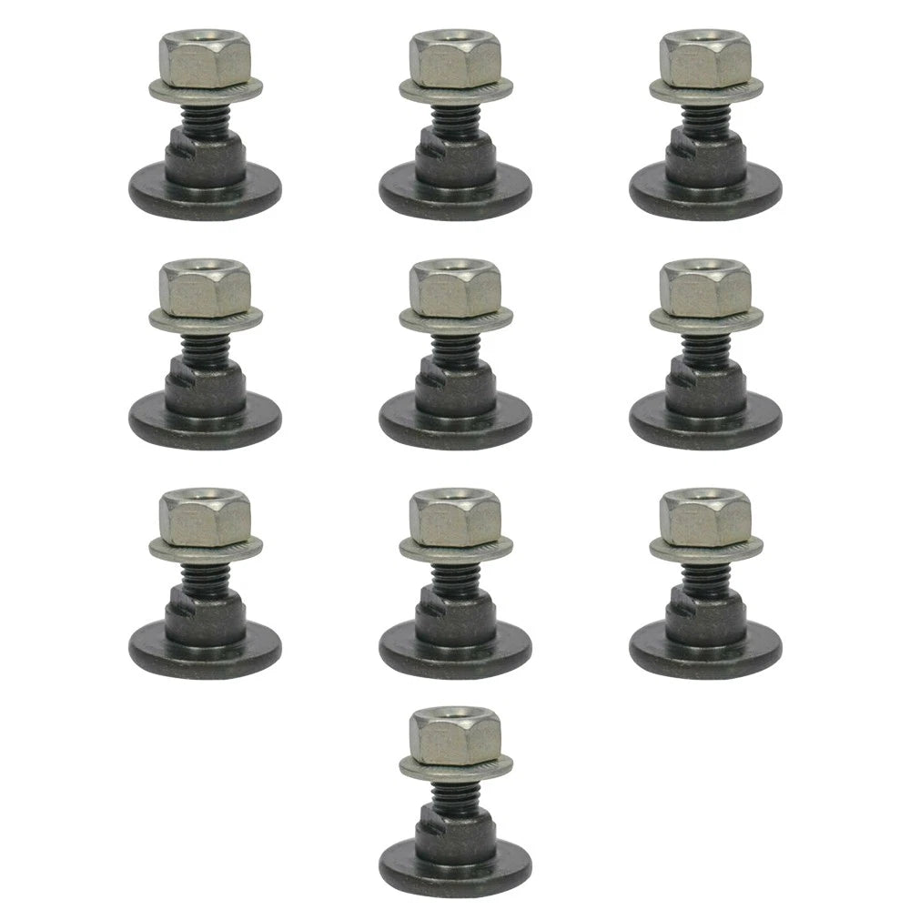 Disc Mower Blade Bolt Kit for John Deere (Replaces 76N927) (Set of 10)