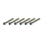6pcs M8x45mm Titanium Torx Head Flange Screws for Motorcycle Bike