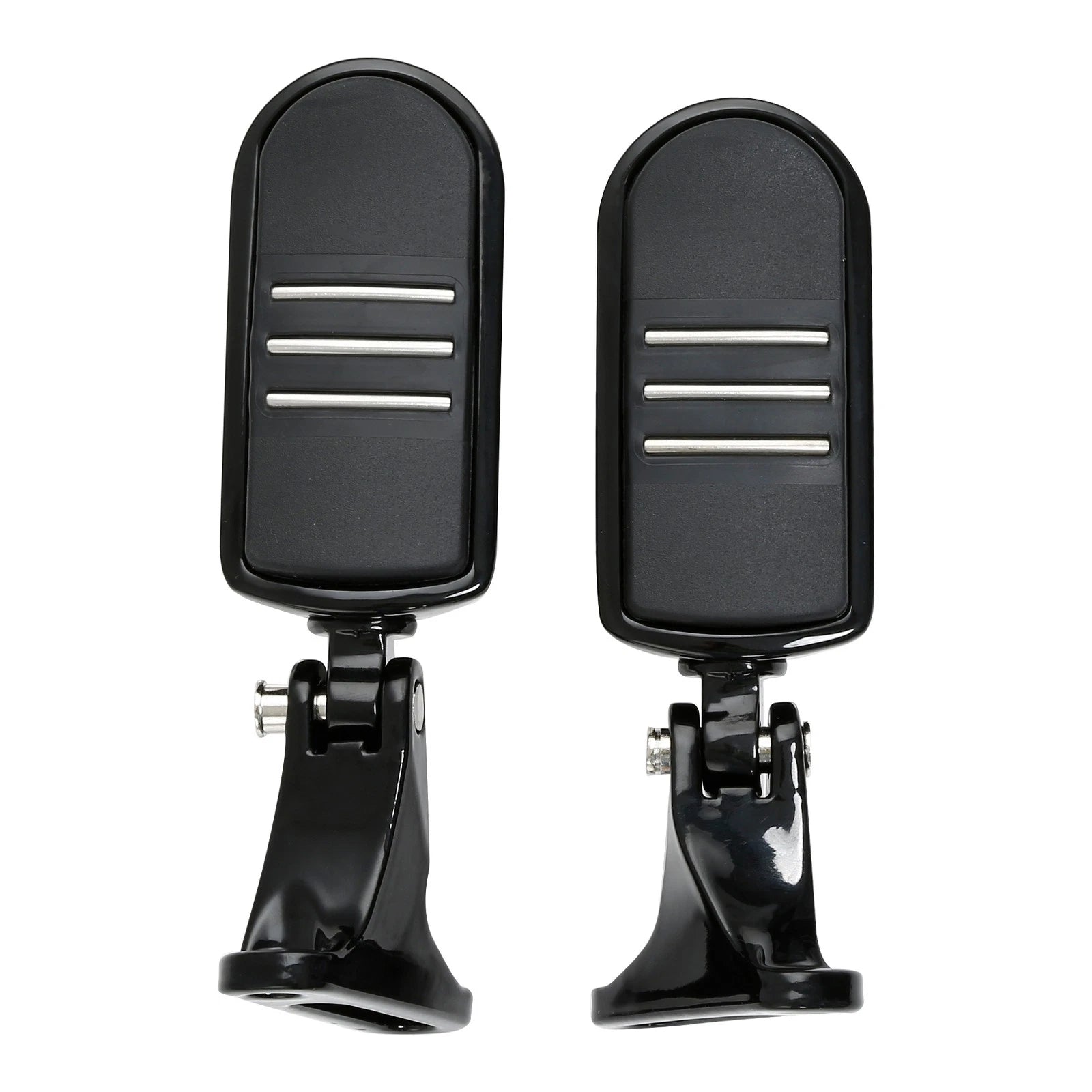 Black Rear Passenger Footpeg Mini Mount for Harley Street Glide (1993–2025)