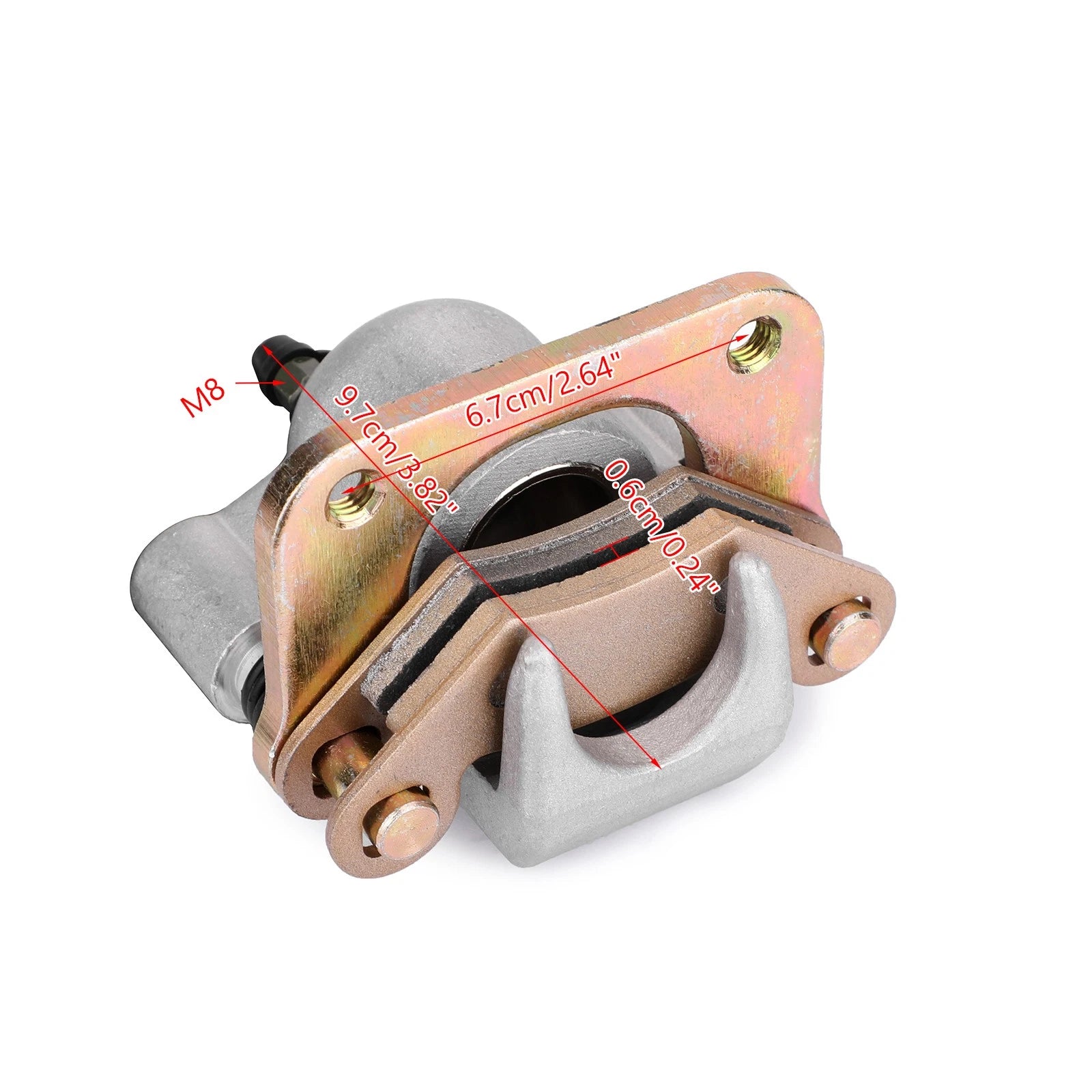 Rear Brake Caliper Assembly 1911545 for Sportsman X2 700 800 EFI RZR S 800 (2007–2014)