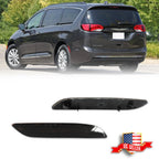 2X Smoked Rear Bumper Reflector Lights for Chrysler Pacifica Voyager (2017–2025)