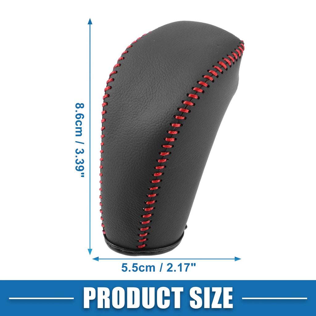 Auto Gear Shifting Knob Cover Trim for Hyundai IX25 (2016–2017) Black Red