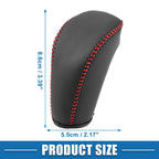 Auto Gear Shifting Knob Cover Trim for Hyundai IX25 (2016–2017) Black Red
