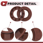 2X Oil Seal Rotary Shaft Seal FKM Rubber 35x62x8mm for Various Models 