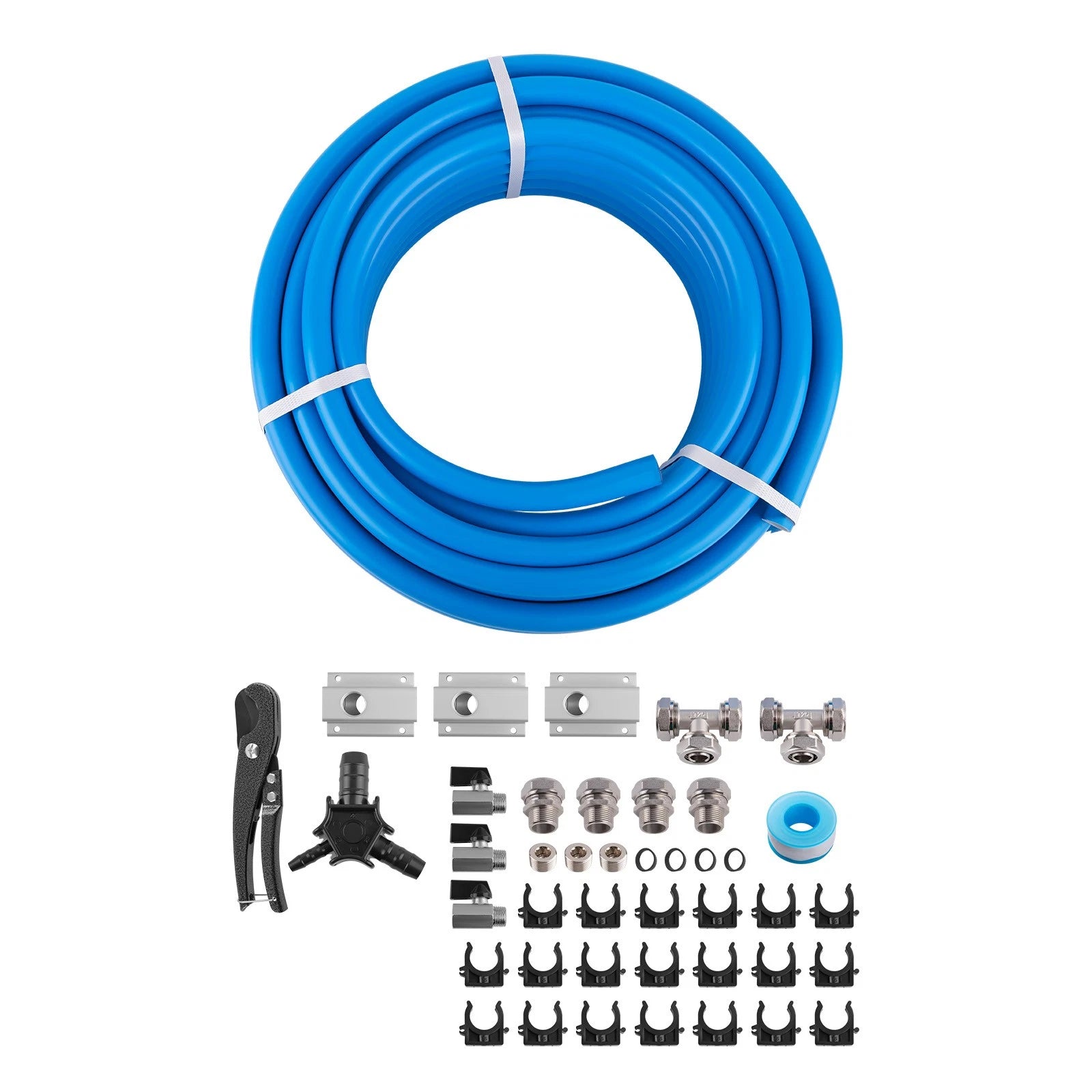 Compressed Air Line System Piping Kit 3/4 Inch for Master Shop