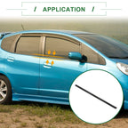 2 x Front Left & Right Weatherstrip Window Seals for Honda Fit (2009-2014)