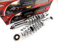 280mm JBS Chrome Lowering Shock Absorbers for Suzuki GT125 (1974-1978)