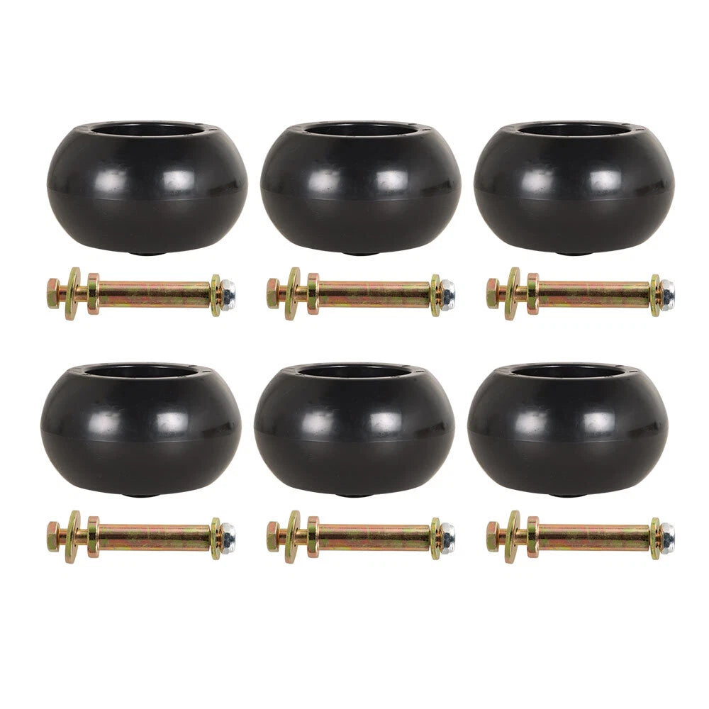 Set of 6 Anti Scalp Deck Wheels for Exmark Mower (Year Range Not Specified)