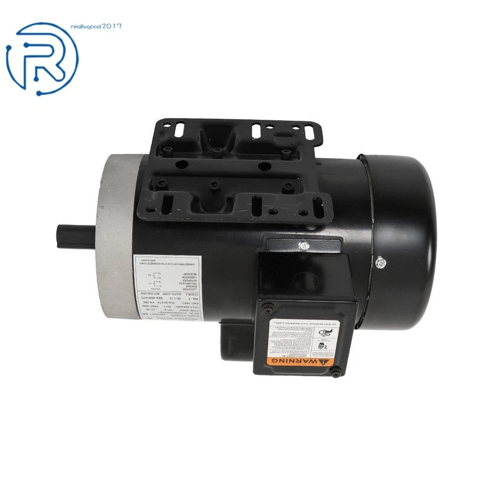 5HP Single Phase Motor 208-230V 56C 5/8" Shaft Diameter (3450RPM)
