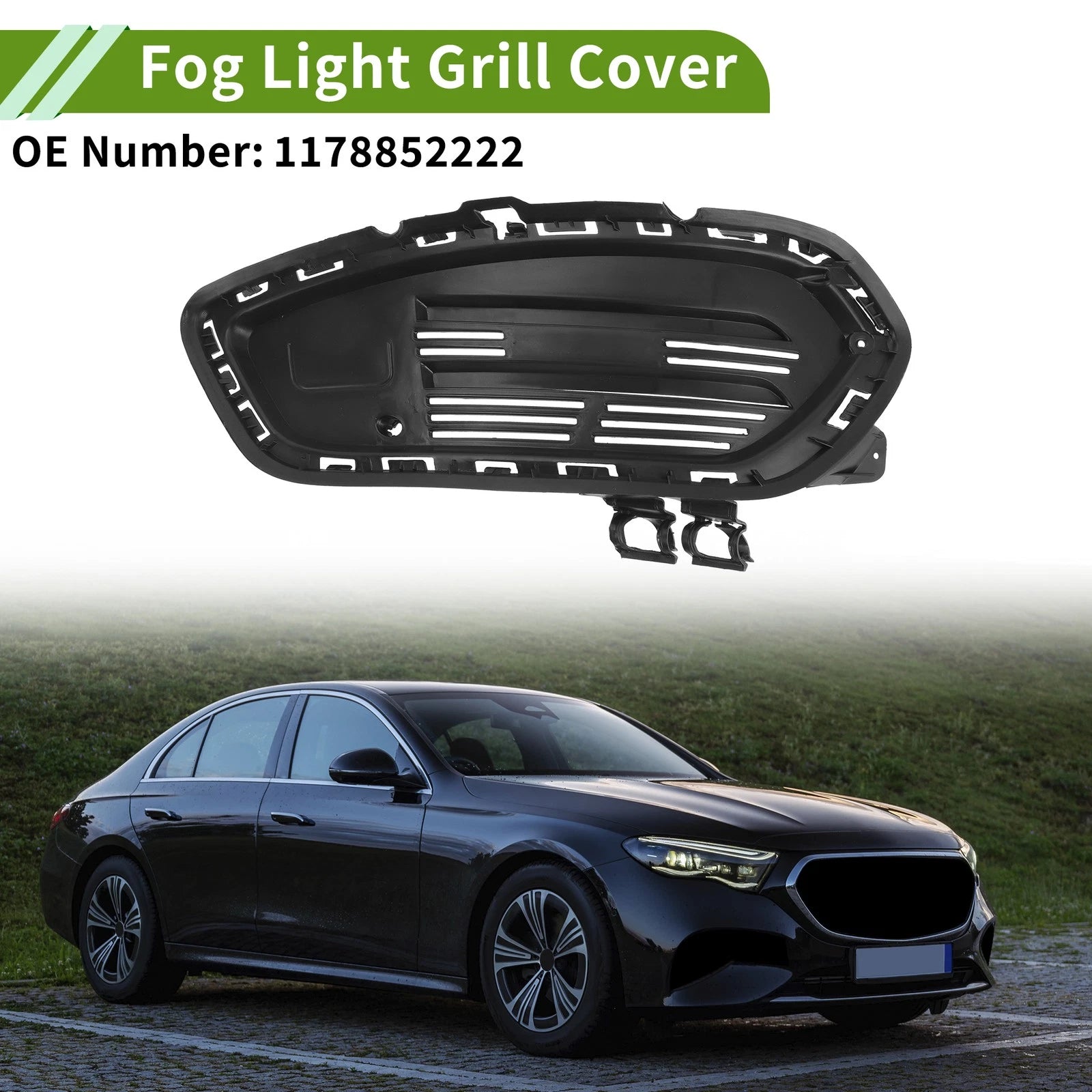 1 Pc Fog Light Grill for Mercedes Benz CLA (2013–2019) No.1178852222