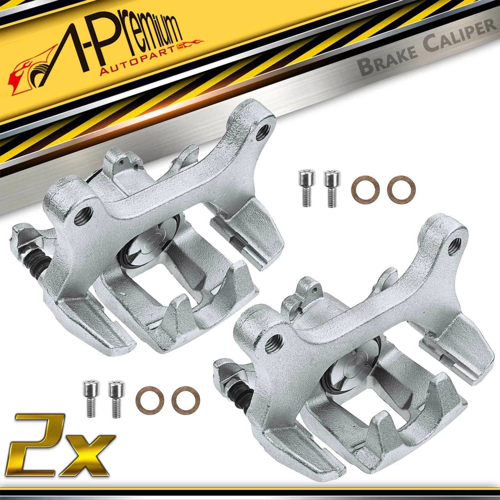 Pair Rear Disc Brake Calipers for Ford F-150 (2018–2020)