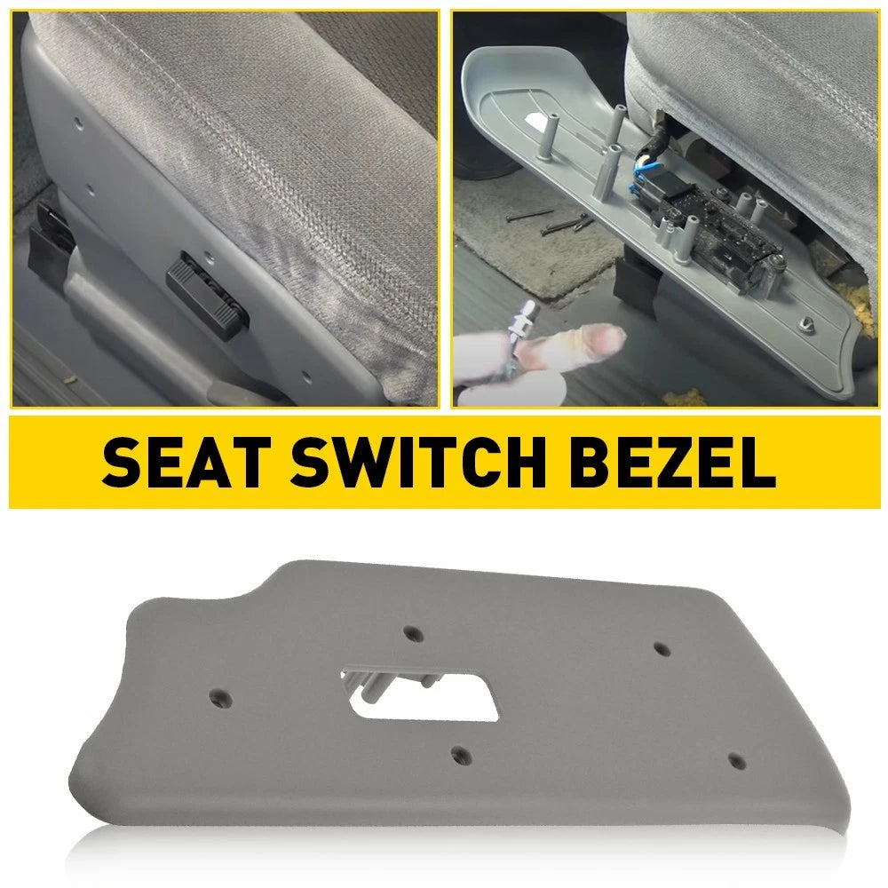 Front Left Seat Control Switch Cover Bezel for Silverado Sierra 1500 3500 (2003–2006)