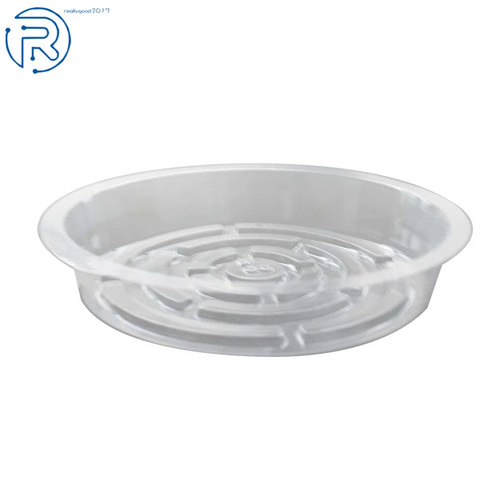 Set of 5 Round Plastic Pot Saucers for Plants 10 Inch