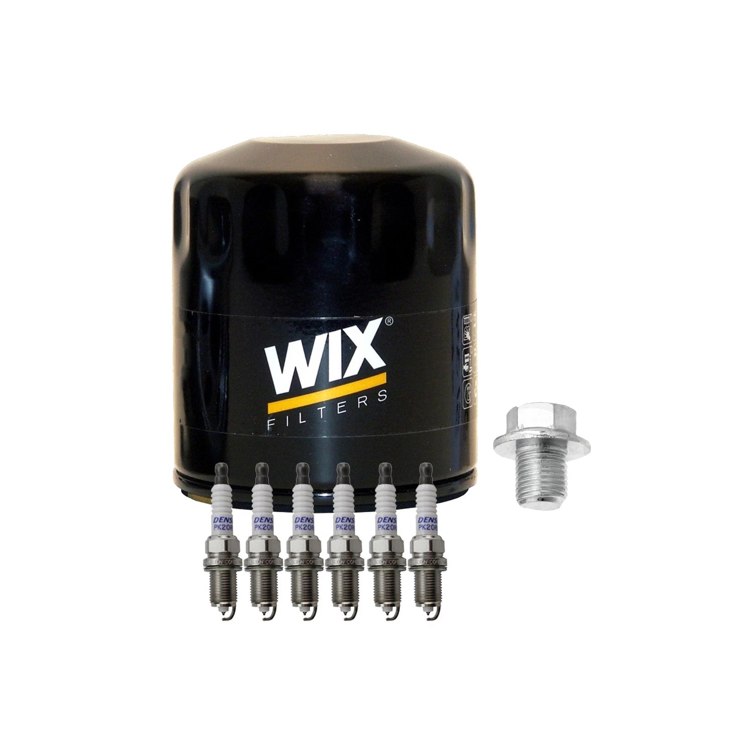 Wix Engine Oil Filter & Denso Spark Plugs Kit for Avalon Highlander Solara (–)
