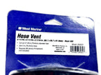 Set of 2 Black ABS Hose Vents for West Marine 280829 (3 1/8" Diameter)