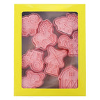 8 Piece Cookie Cutter Set - Farm Animal Shapes for Baking