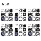 Set of 6 Carburetor Diaphragm Repair Kit for ZAMA C1U (RB-29, RB29)