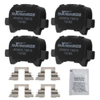 Set of 4 Rear Ceramic Brake Pads for Toyota Avalon/Solara (2000–2008) D828