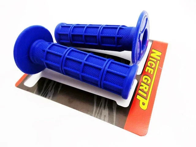 Blue Hand Grip Set for Honda CR125  - Left & Right Pair