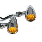 Chrome LED Turn Signals for Motorcycle (YYYY–YYYY)