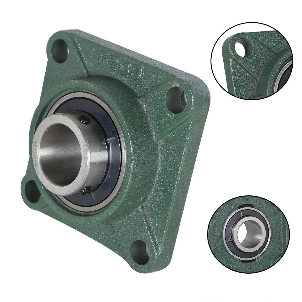 Set of 2 Pillow Block Flange Bearings for UCF208-24