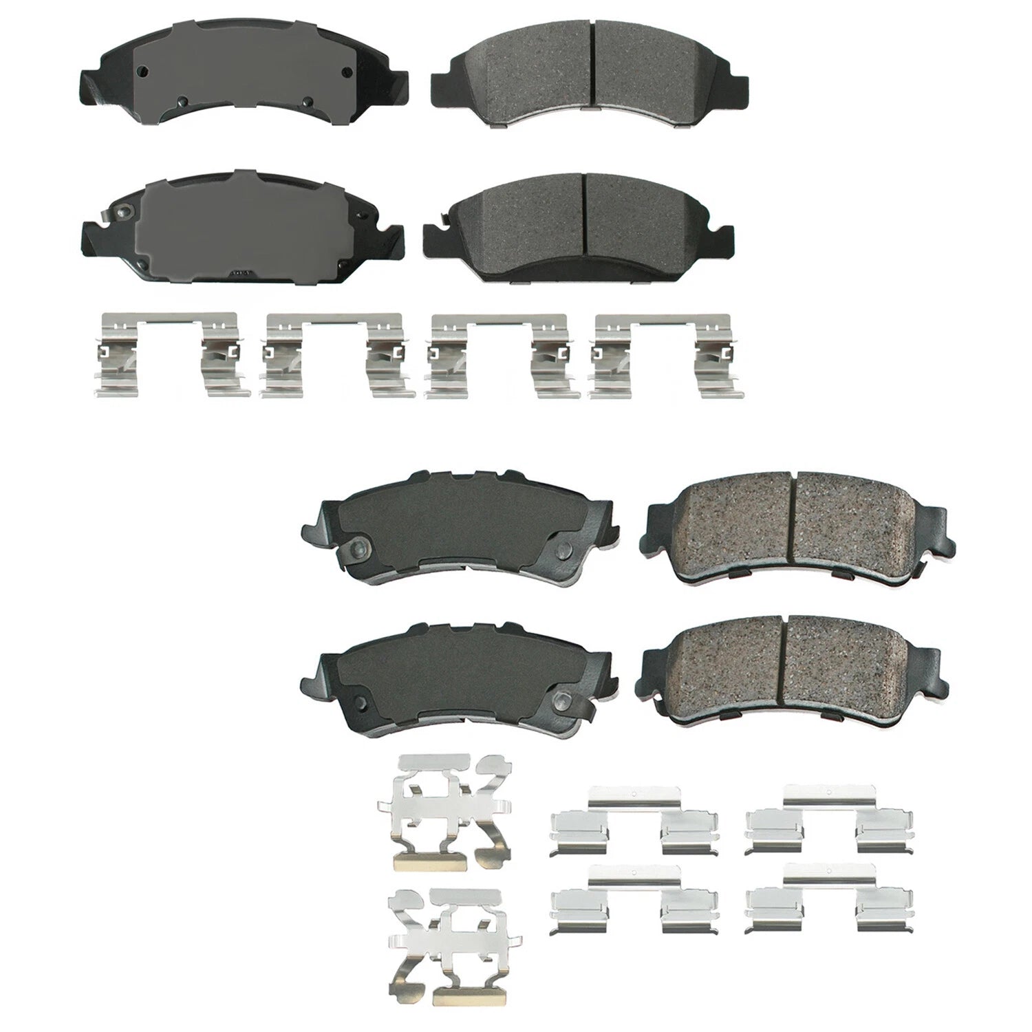 Akebono ProACT Brake Pad Kit for Sierra Silverado 1500 (2014–2023)