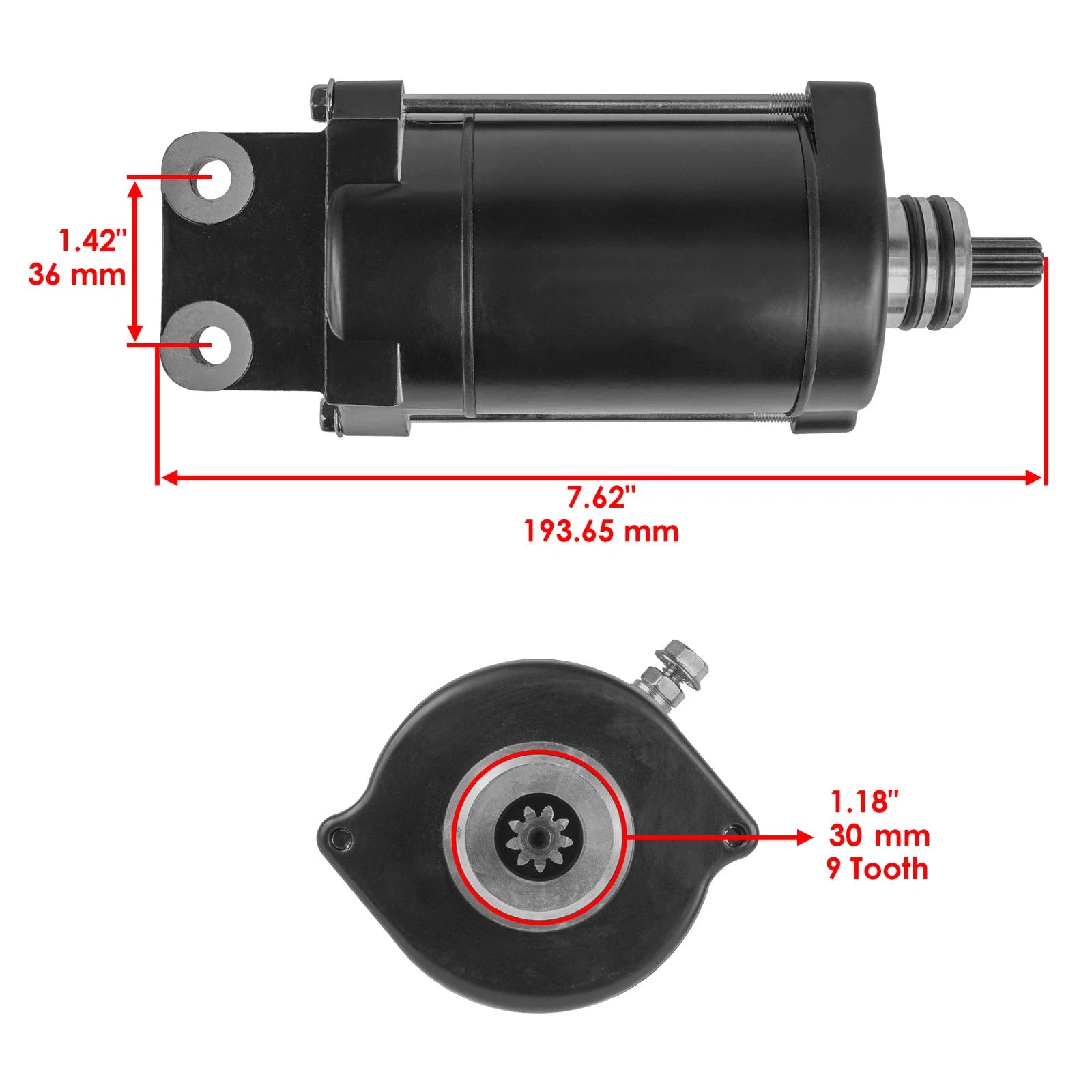 Caltric Starter for Arctic Cat Monte Carlo Daytona Jet Ski (1994–1997)