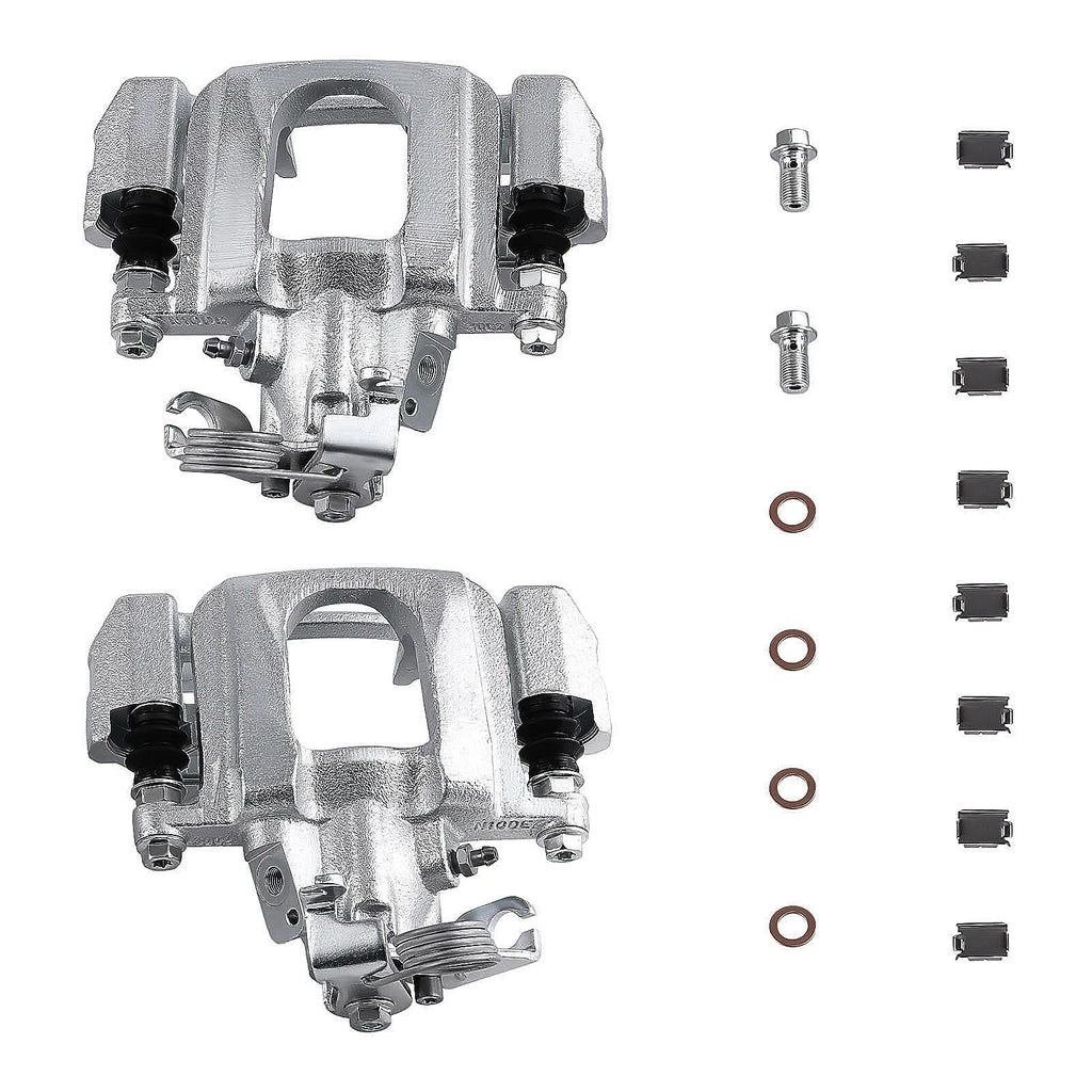 Set of 2 Rear Disc Brake Calipers for Ford Edge (2011–2014) Lincoln MKX (2011–2015)