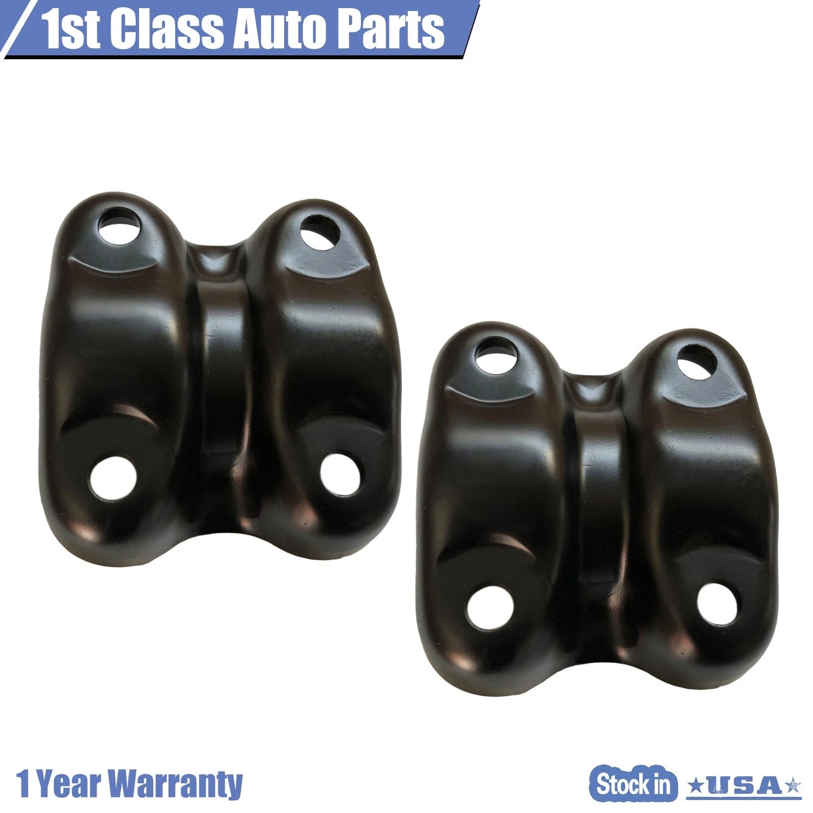 2X Rear Suspension U-Bolt Plate for Chevrolet Silverado 1500 (1999-2006)
