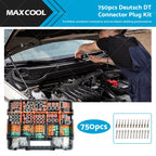 750PCS Deutsch DT Connector Kit 2-12 Pin for Various Applications