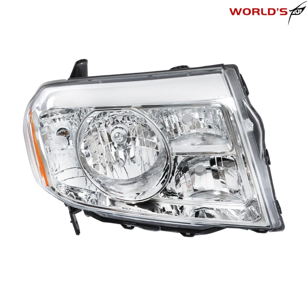Headlamp for Honda Pilot (2009–2011) Halogen Chrome Right