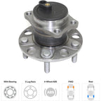 Set of 2 Wheel Hubs for Jeep Patriot (2007–2017) Rear Left & Right 5 Lug