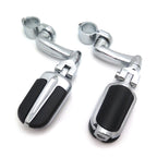 1-1/4" Chrome Slipstream Footpegs for Yamaha Road Star Warrior (2002–2009)