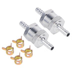 Set of 4 Fuel Check Valves with 4 Clamps for Efficient Fuel Management