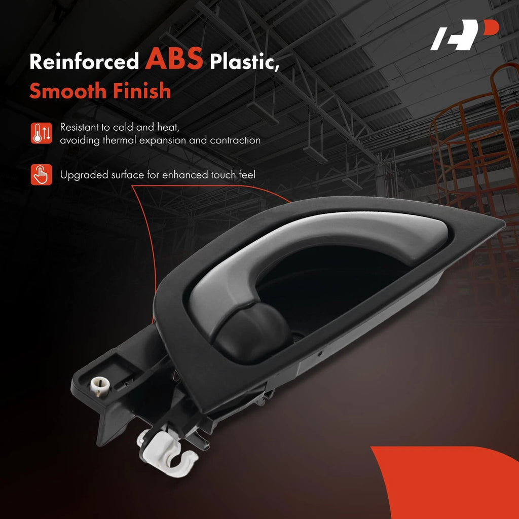 Passenger Interior Door Handle for Honda Fit (2011-2013) Gray Plastic