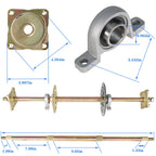Live Rear Axle Kit for Go Kart ATV (1.2"x 32")