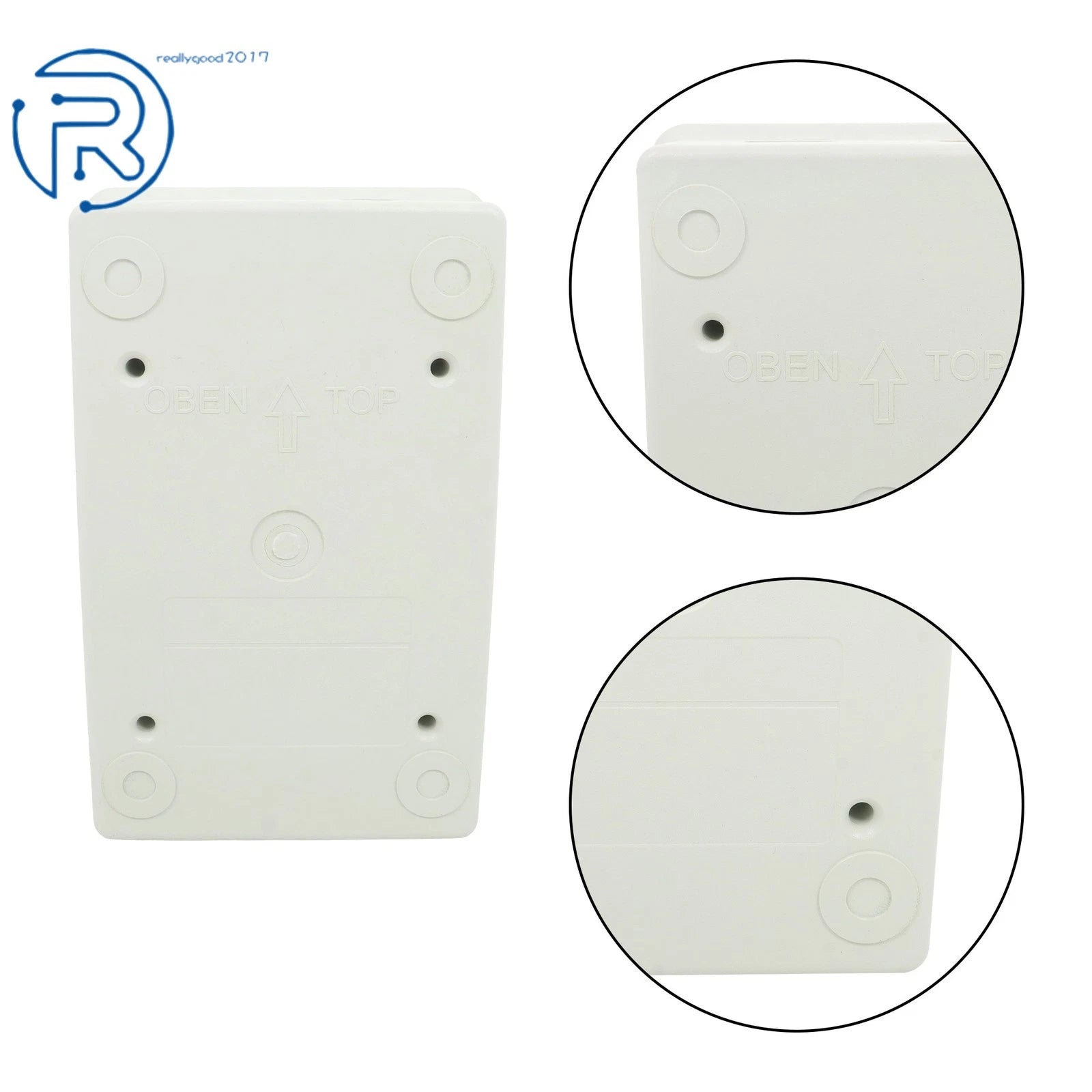 4 Way Power Distribution Box with Bus Bars and Din Rail IP66