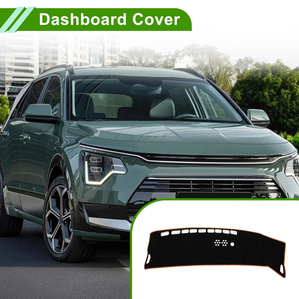 Dashboard Cover for Kia Niro (EV/PHEV/HEV) (2023–2025) Black Orange 1Pc