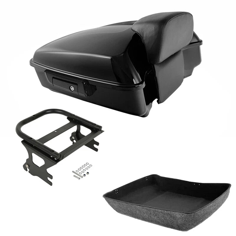 Chopped Trunk Mount Rack for Harley Touring Road King (1997–2008)