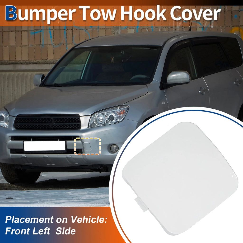 Tow Hook Cover for Toyota Rav4 (2009–2011) No. 532860R906 White