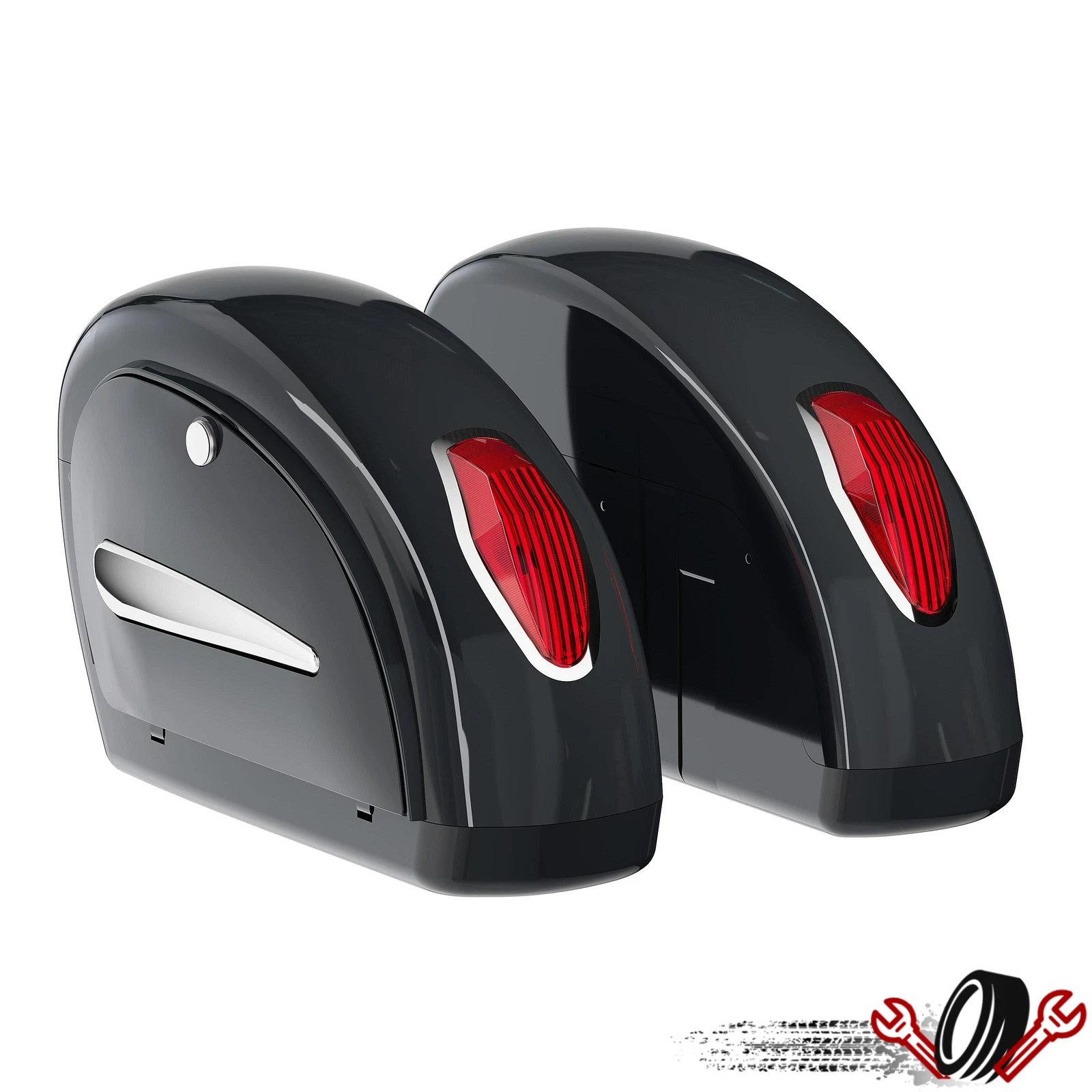 Hard SaddleBags with Lights for Road King Street Glide (YYYY–YYYY)