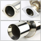 Dual 4" Rolled Muffler Tip Racing Catback Exhaust for Nissan Altima (2007–2012)