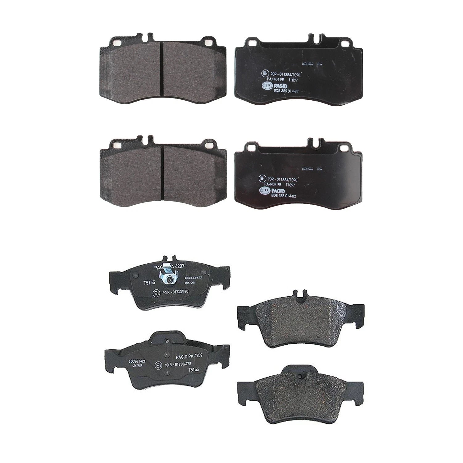Disc Brake Pads Kit for Mercedes Benz W212 E550 (2010–2016)