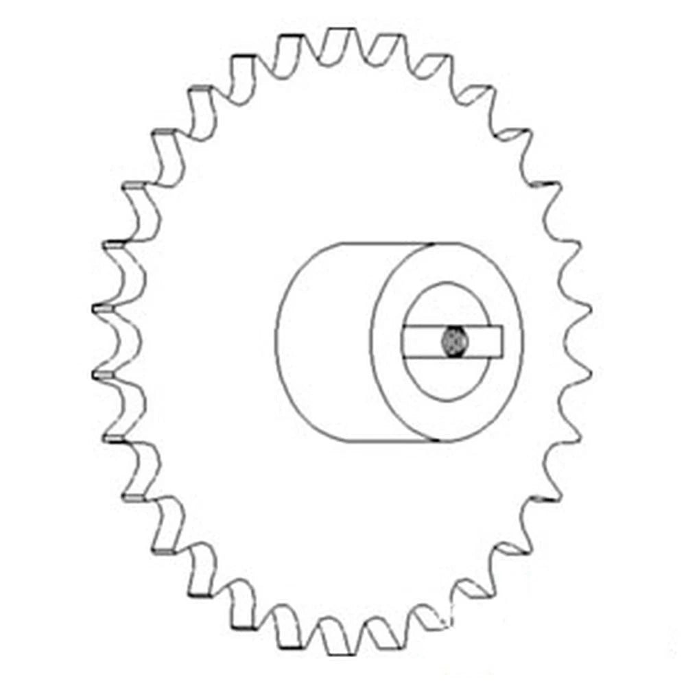 30 Teeth 50 Chain Sprocket AH126008 for John Deere T550 T560 T660 (2010–2019)